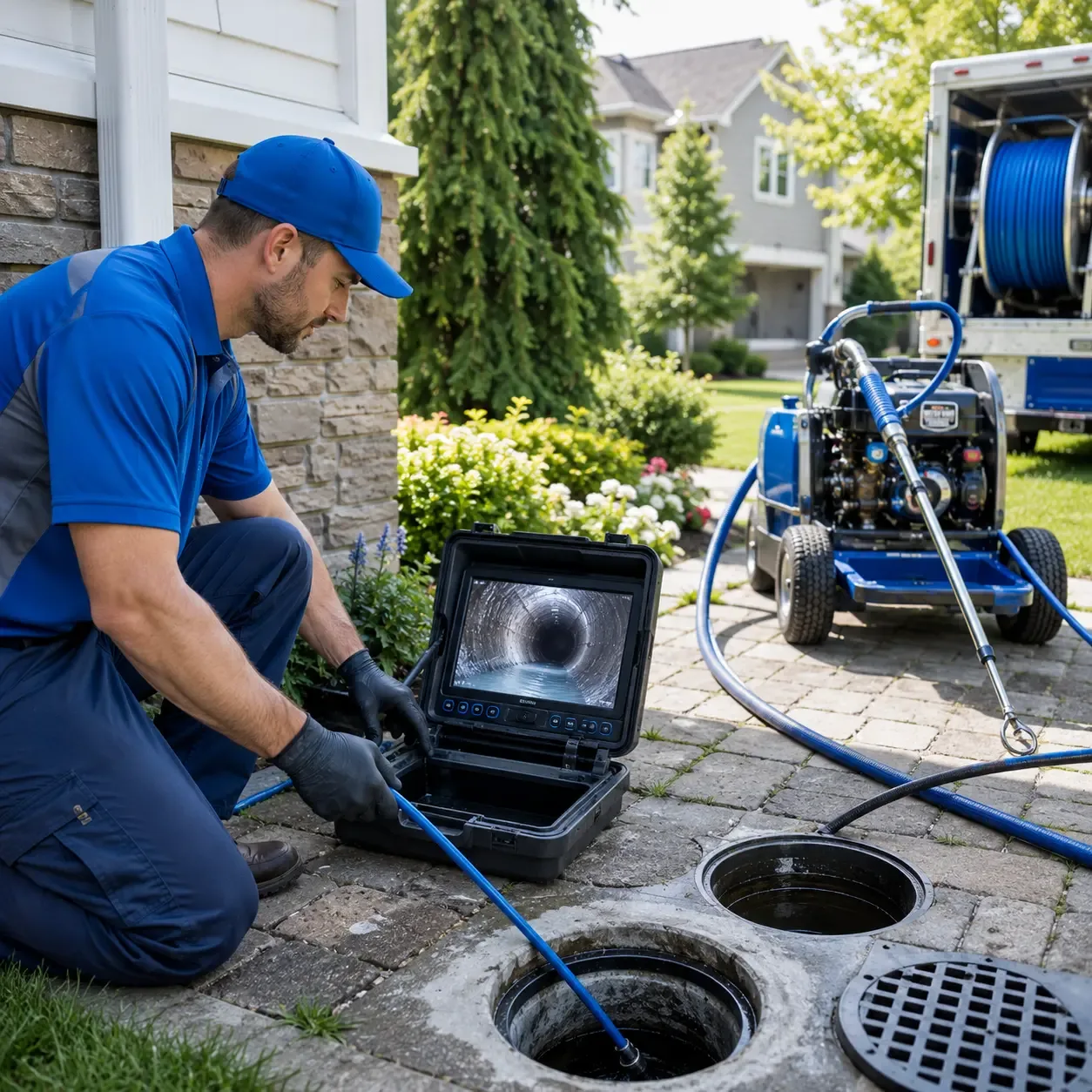 Outdoor drain cleaning professionals serving Andover, MA
